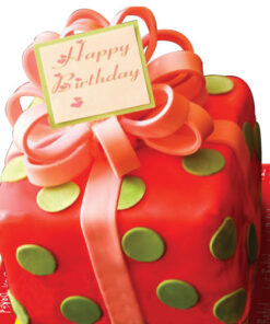 Polka Dot Present Cake